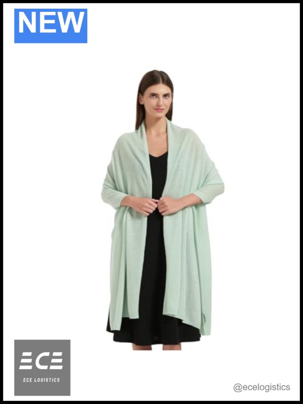 Cashmere Blend Wrap Scarf Stole Women XL Travel Pashmina Shawl
